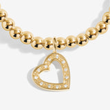 A Little 'Happy Birthday Beautiful' Bracelet In Gold Plating By Joma Jewellery