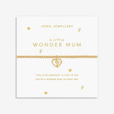 A Little 'Wonder Mum' Bracelet In Gold Plating  By Joma Jewellery