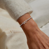 Joma Jewellery Forever Yours 'Happy Birthday Fabulous Friend' Bracelet In Silver Plating