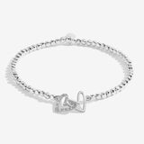 Joma Jewellery Forever Yours 'Happy Birthday Super Sister' Bracelet In Silver Plating