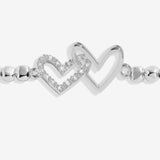Joma Jewellery Forever Yours 'Happy Birthday Super Sister' Bracelet In Silver Plating