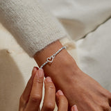 Joma Jewellery Forever Yours 'Happy Birthday Marvellous Mum' Bracelet In Silver Plating