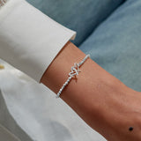 Joma Jewellery Forever Yours 'Happy Birthday Darling Daughter' Bracelet In Silver Plating