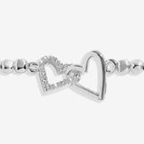 Joma Jewellery Forever Yours 'Happy Birthday Wonderful Grandma' Bracelet In Silver Plating