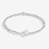 Joma Jewellery Forever Yours 'Make Your Own Luck' Bracelet In Silver Plating