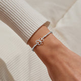 Joma Jewellery Forever Yours 'You Are Beautiful' Bracelet In Silver Plating