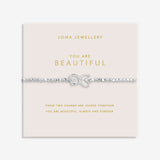 Joma Jewellery Forever Yours 'You Are Beautiful' Bracelet In Silver Plating