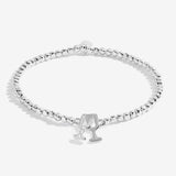 Joma Jewellery Forever Yours 'Sparkle Like Champagne' Bracelet In Silver Plating