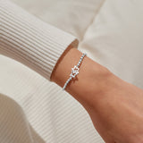 Joma Jewellery Forever Yours 'Life Is Better With True Friends' Bracelet In Silver Plating