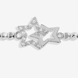 Joma Jewellery Forever Yours 'Life Is Better With True Friends' Bracelet In Silver Plating