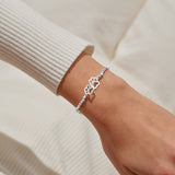 Joma Jewellery Forever Yours 'Perfect Paw Print' Bracelet In Silver Plating
