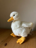Hansa Toys White Duck plush soft and very cute