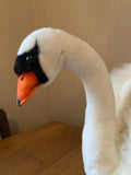 Plush Soft Toy White Swan by Hansa Toys. 2983