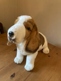 Hansa Toys Basset Hound Puppy 45cm, soft cute and plush.