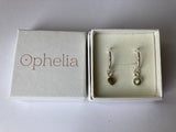 Ophelia Jewellery - Labradorite Sterling Silver Hoop Earrings