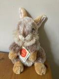 Teddy Hermann 937791 Bunny Sitting Brown 7,9"/20 cm, Soft Toy, Plush Toy