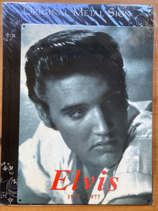 Enamel Sign Elvis Presley King of Rock