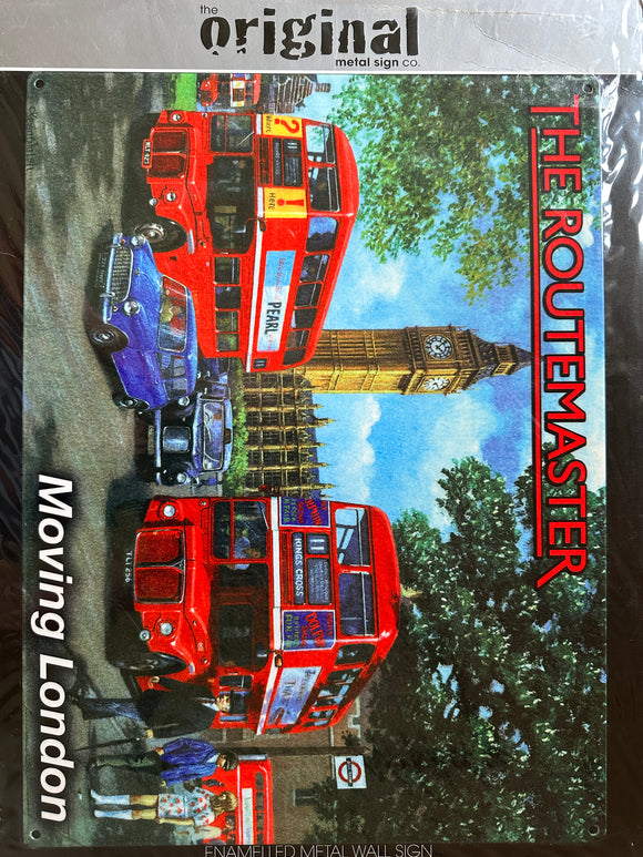 Enamel Sign 'The RouteMaster '