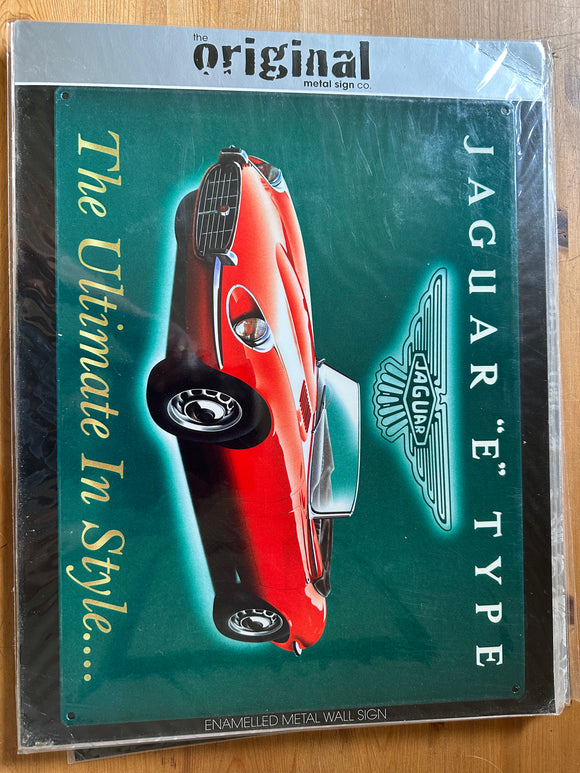 Enamel Sign 'Jaguar '