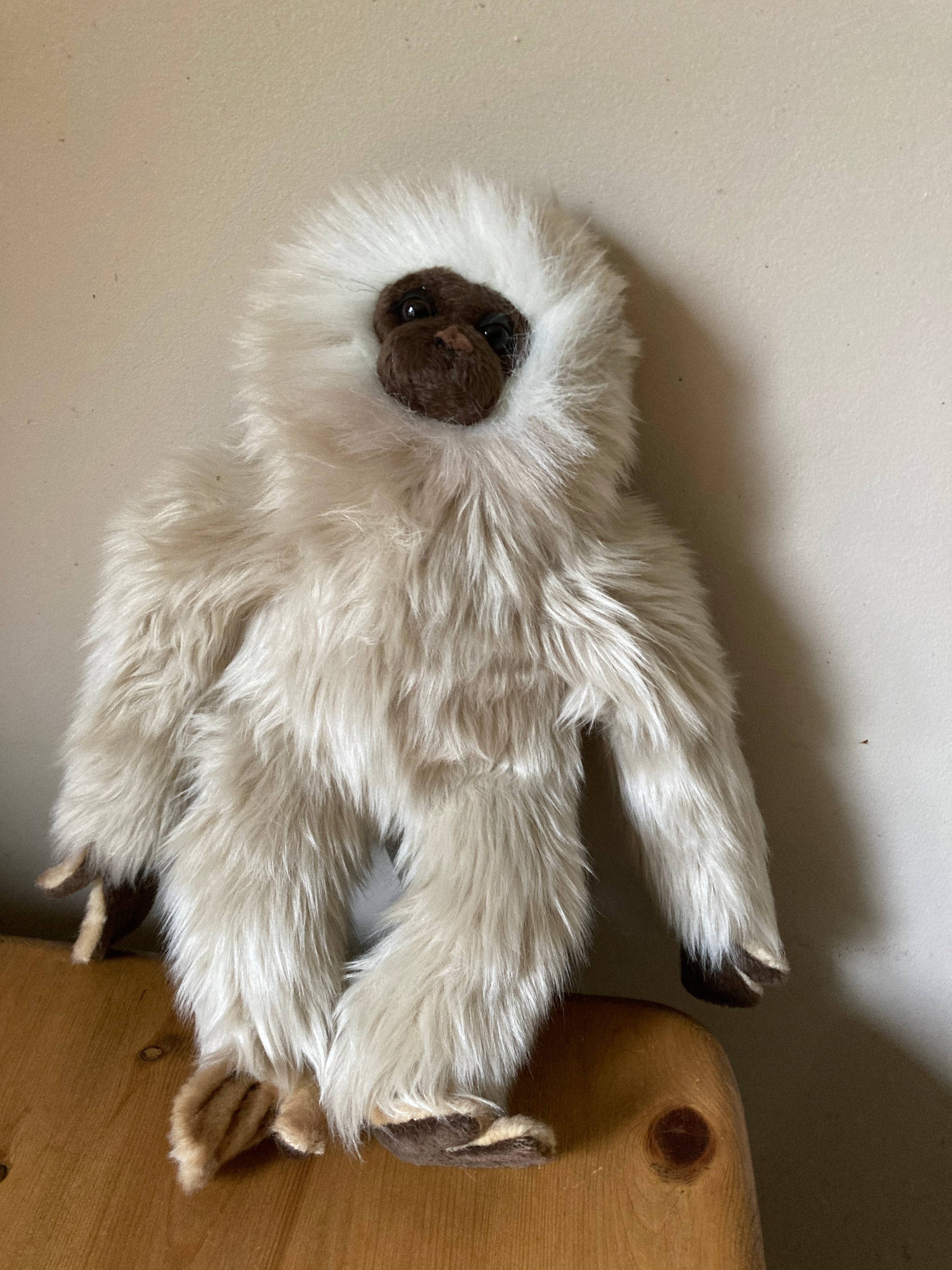 Peluche Hansa Viscacha 32 Cm - Animale Giocattolo In Peluche, Marrone, Nuovo Dal Giappone - Foto 2