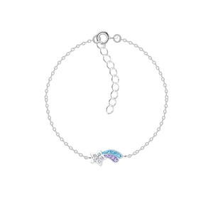 Children's Sterling Silver Shooting Star  Bracelet with Gift Wrap