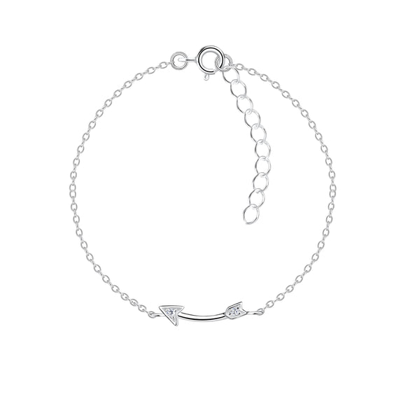 Sterling Silver Arrow Bracelet with Gift Wrap