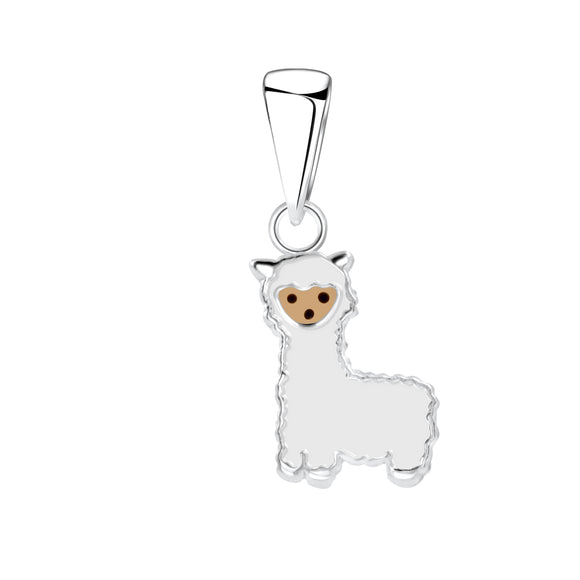 Children's Sterling Silver Alpaca Pendant  with Gift Wrap (No Chain Pendant Only)