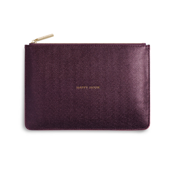 Katie Loxton  Happy Hour Perfect Pouch Burgundy