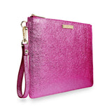 Katie Loxton Krush Klutch Metallic Pink Bag