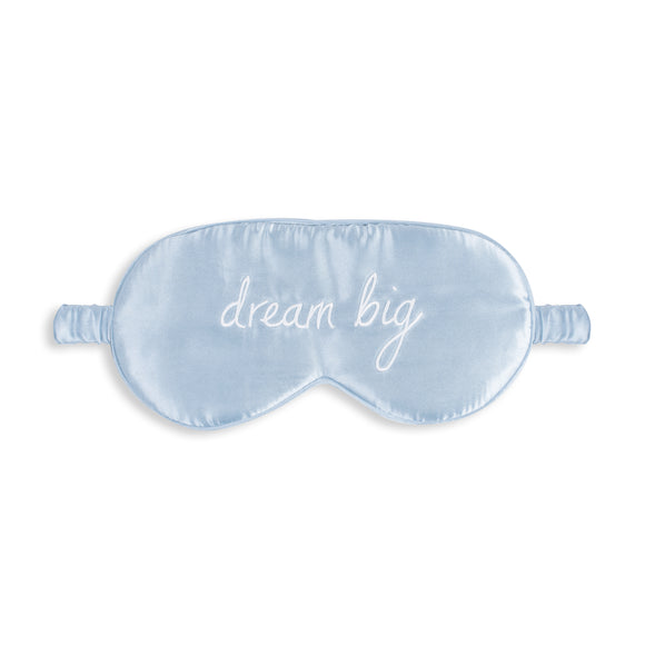 Katie Loxton SATIN EYE MASK - DREAM BIG - blue - 11x21.5cm