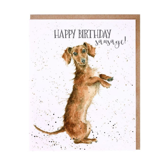Wrendale 'Sausage' Birthday Card