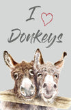 Field and Fur Gifts - DONKEY, Fridge Magnet greetings card