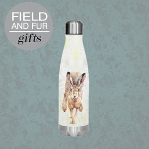 Field and Fur Gifts - Araminta, Hare , insulated water bottle, keeps your drink