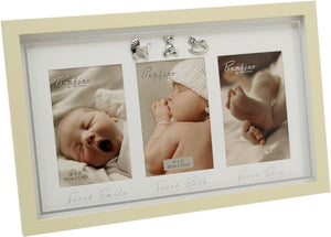 Bambino by Juliana MDF P/frame 3 Icons First Bath/Step/Smile