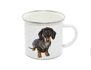 Field and Fur Gifts - Enamel Mug, Dachshund, Danny