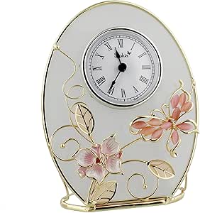 Sophia Butterfly Mantel Clock