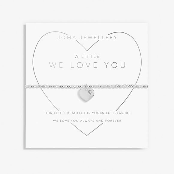 Joma Jewellery A little 'We Love You' Bracelet Children's