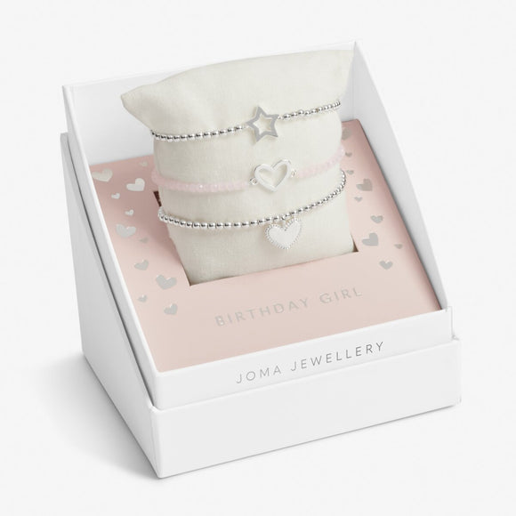 Children's Celebrate You Birthday Girl Gift Box by Joma Jewellery