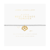 Children's A Little 'Best Friend Forever' Bracelet in Silver Plating And Gold Plating By Joma Jewellery