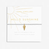 Children's A Little 'Hello Sunshine' Bracelet in Silver Plating And Gold Plating By Joma Jewellery