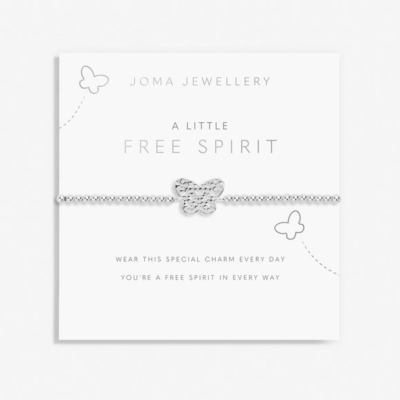 Children's A Little 'Free Spirit' Bracelet in Silver Plating And Rose Gold Plating By Joma Jewellery