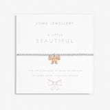 Children's A Little 'Beautiful' Bracelet in Silver Plating And Rose Gold Plating  By Joma Jewellery
