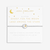 Children's A Little 'Shoot For The Moon And Land Among The Stars' Bracelet in Silver Plating And Gold Plating  By Joma Jewellery