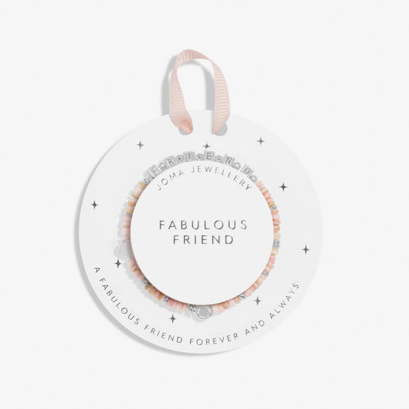 Kids' Happy Little Moments 'Fabulous Friend' Bracelet In Silver Plating Joma Jewellery