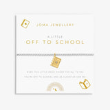 Joma Jewellery Kids' A Little 'Off To School' Bracelet In Silver And Gold Plating