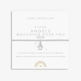 Joma Jewellery Kids' A Little 'Angels Watching Over You' Bracelet In Silver Plating