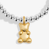 Joma Jewellery Kids' A Little 'Oh So Sweet' Bracelet In Silver And Gold Plating