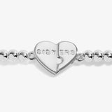 Kids' A Little 'Sisters Together Forever' Bracelet In Silver Plating Joma Jewellery