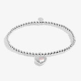 Kids' Confetti A Little '10th Birthday' Bracelet In Silver Plating Joma Jewellery