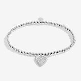 Joma Jewellery  Kids' A Little 'Happy Birthday Daughter' Bracelet In Silver Plating